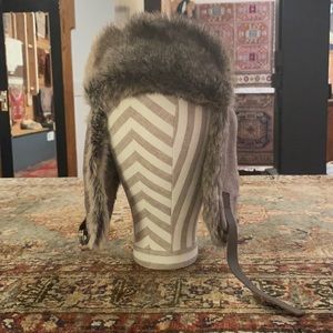 Wool and faux fur Armani Exchange winter hat